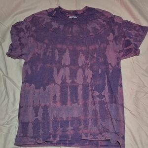 Gildan Purple Tie-Dye Tee